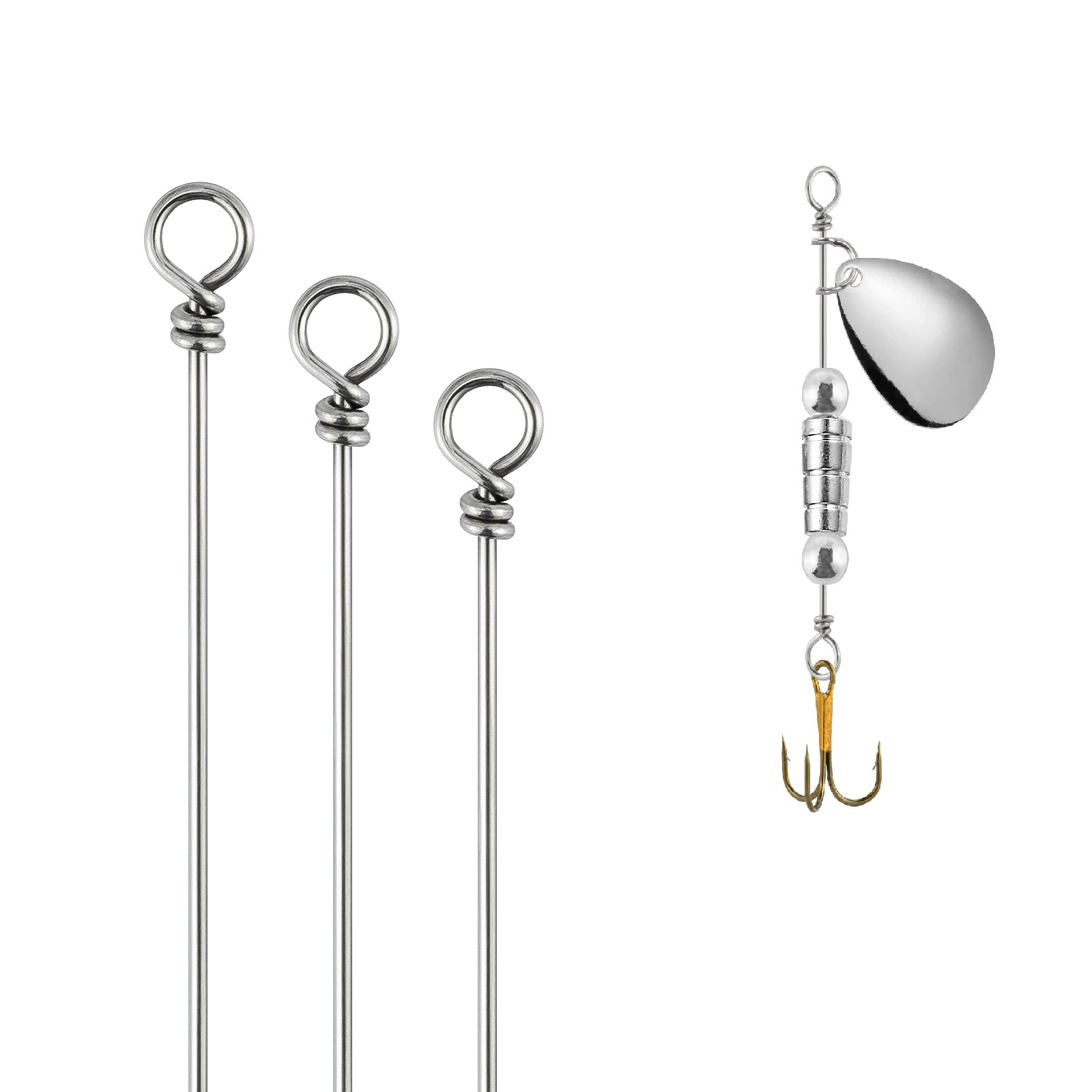 Fishing Lure Spinnerbait - 30/100 Stück Tokyo Rig Spinner Köderherstellung