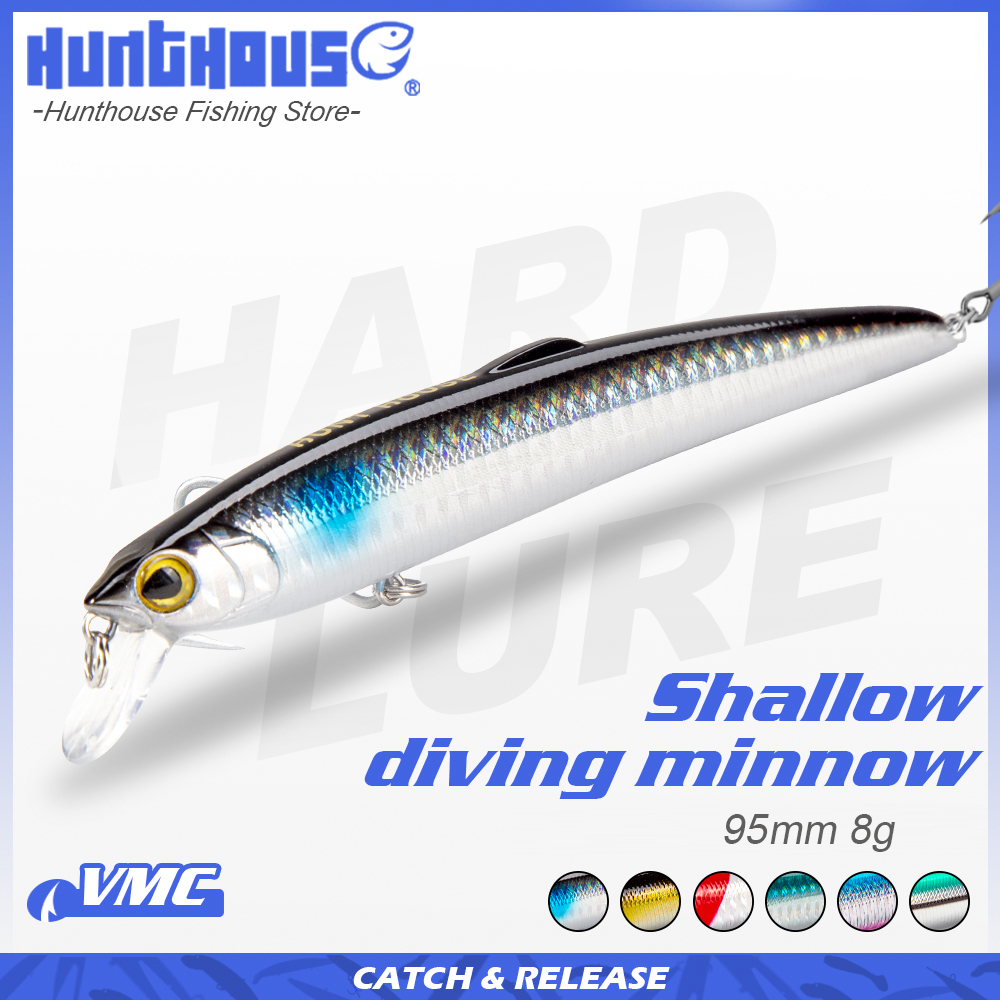 Fishing Lure Jerkbait - Hunthouse Smith Saruna Minnow Angelköder 95