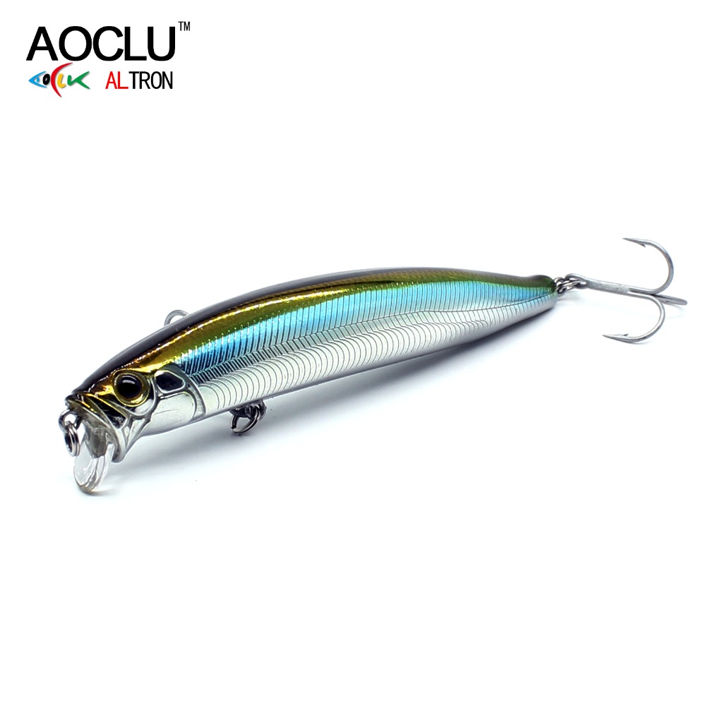 Fishing Lure Jerkbait - AOCLU Seebarsch Killer Schwimmender Wobbler 105