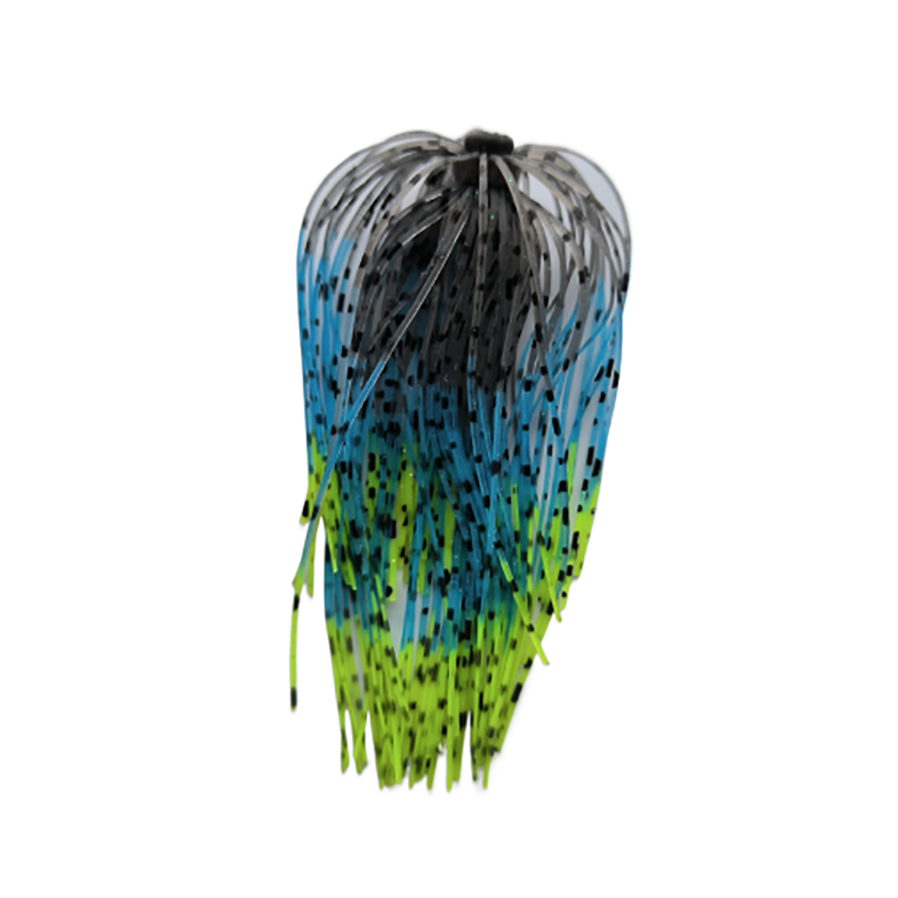 Fishing Lure Buzzbait - 8 Bündel 50 Stränge Silikon-Jig-Röcke Angelzubehör