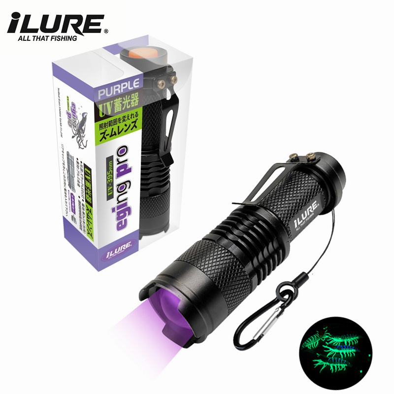 Fishing Lure Jig - Mini UV Taschenlampe 395nm Ultraviolett Angeln