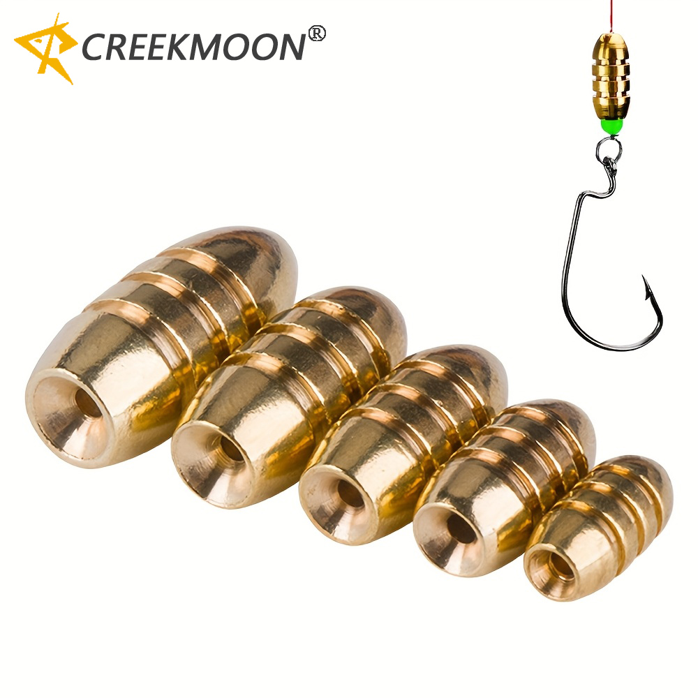 Fishing Lure Kit - 20 Stück Messing Kupfer Angeln Sinker