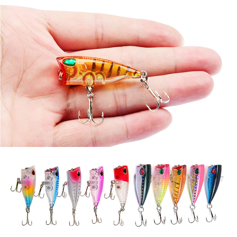Fishing Lure Popper - YUCONG 1PC Mini Popper Angeln Locken