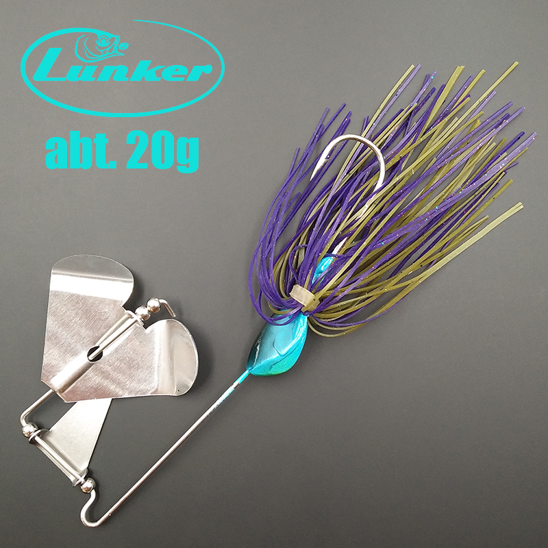 Fishing Lure Blade Bait - Wusanban Lunker Spinner Baits Harter Angelköder,