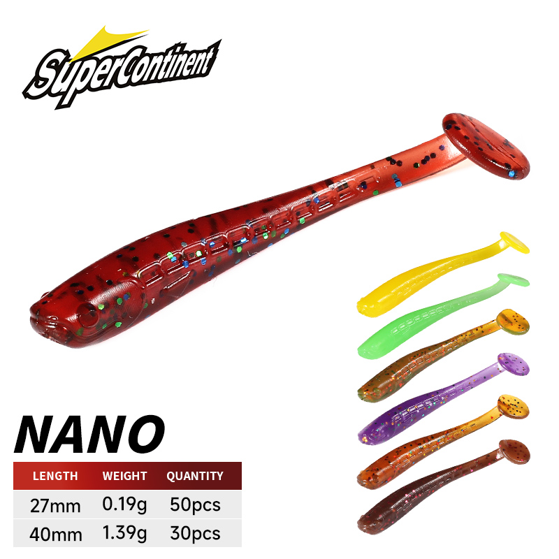 Fishing Lure Soft Plastic - Supercontinent weicher Köder, neue Elritze, 4