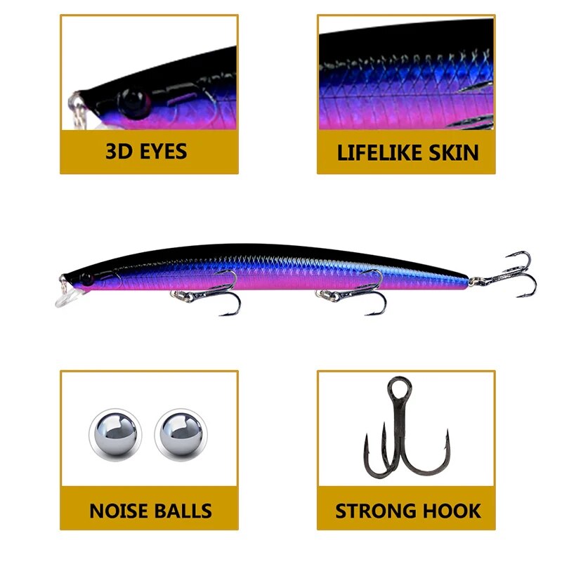 Minnow-Angelköder, Laser-harte – Fishing Lure Crankbait Bewertung und Preis