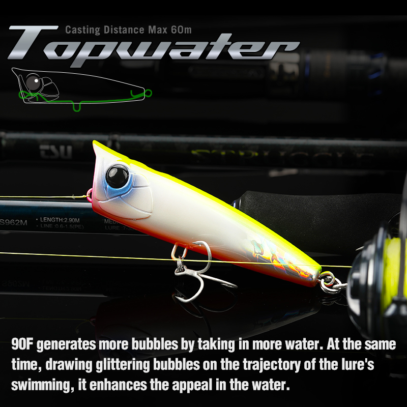 TSURINOYA 90mm 23g Topwater Po – Fishing Lure Popper Bewertung und Preis