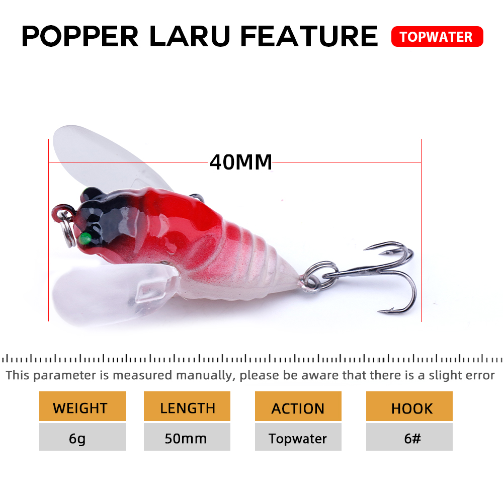 Agoie 6,5g 5cm Top water Poppe – Fishing Lure Popper Bewertung und Preis