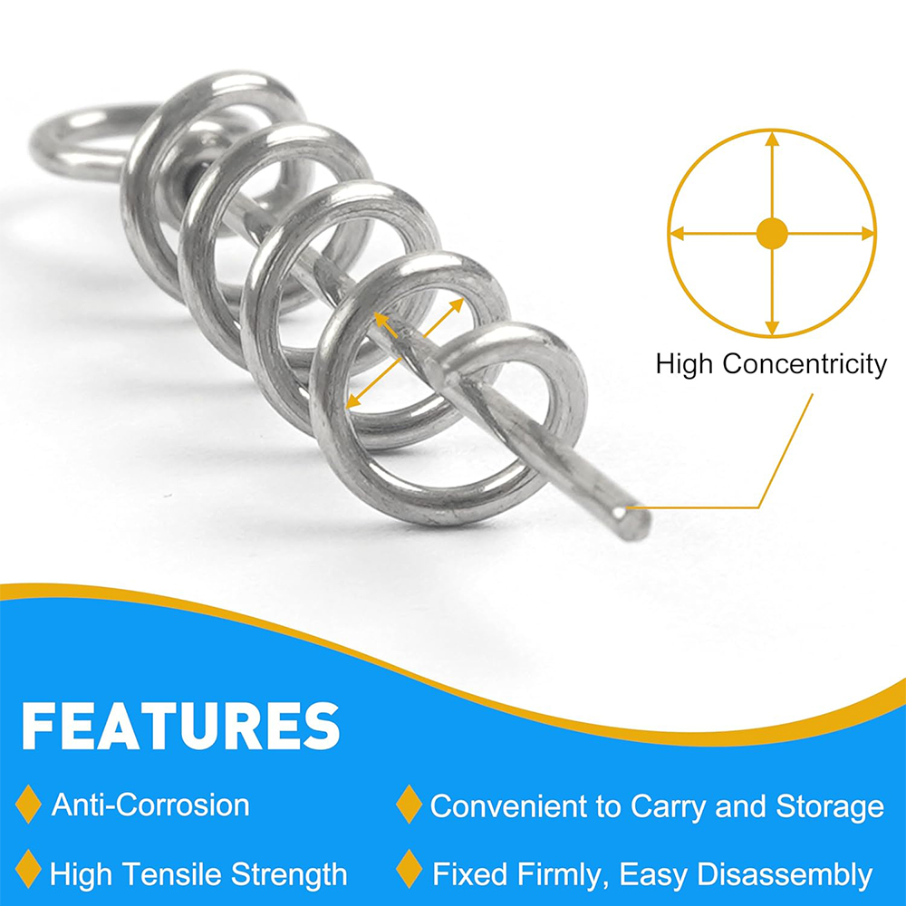 50Pcs Frühling Twist Lock Ange – Fishing Lure Crankbait Bewertung und Preis