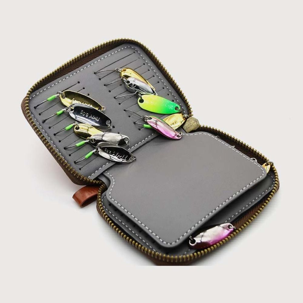 PU-Leder Köder-Aufbewahrungsta – Fishing Lure Spinnerbait Bewertung und Preis