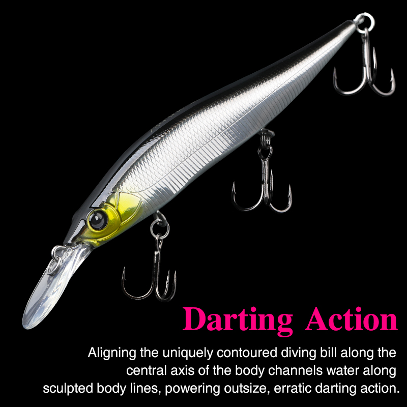TSURINOYA Suspending Minnow Je – Fishing Lure Jerkbait Bewertung und Preis