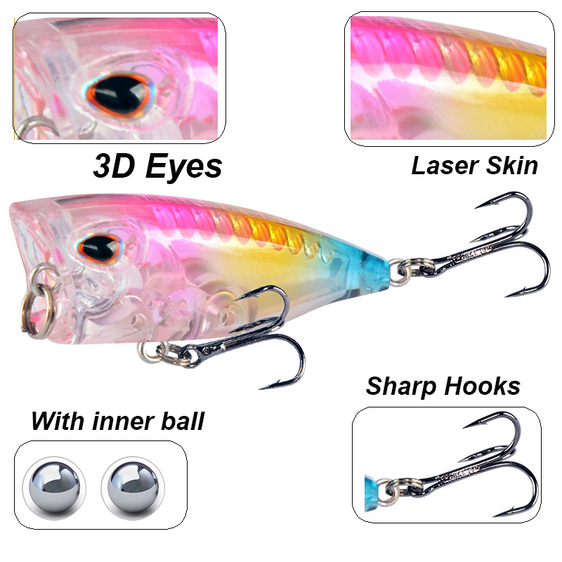 YUCONG 1PC Mini Popper Angeln  – Fishing Lure Popper Bewertung und Preis