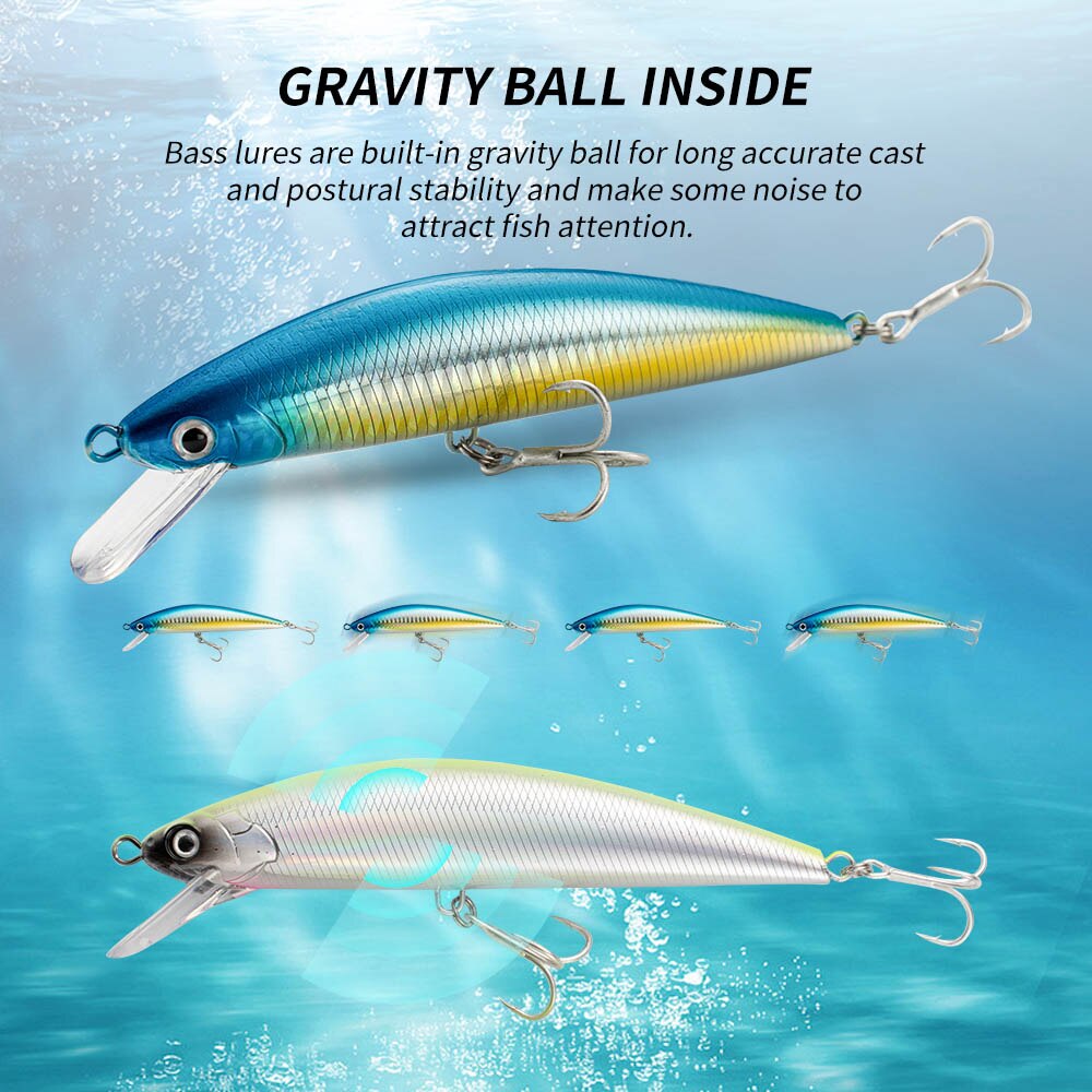 Angel köder sinkende Elritze 1 – Fishing Lure Jerkbait Bewertung und Preis