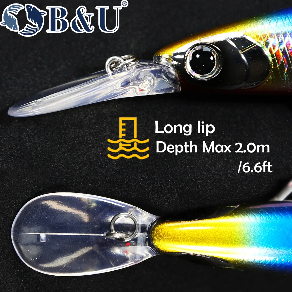 B&U 125 mm sinkender Minnow-Me – Fishing Lure Jerkbait Bewertung und Preis