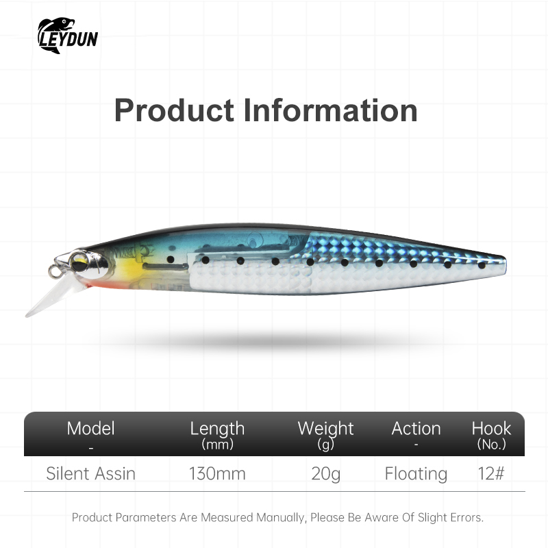 LEYDUN Schwimmende Meerbarsch- – Fishing Lure Blade Bait Bewertung und Preis